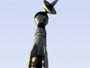 House Render Satellite Tower
